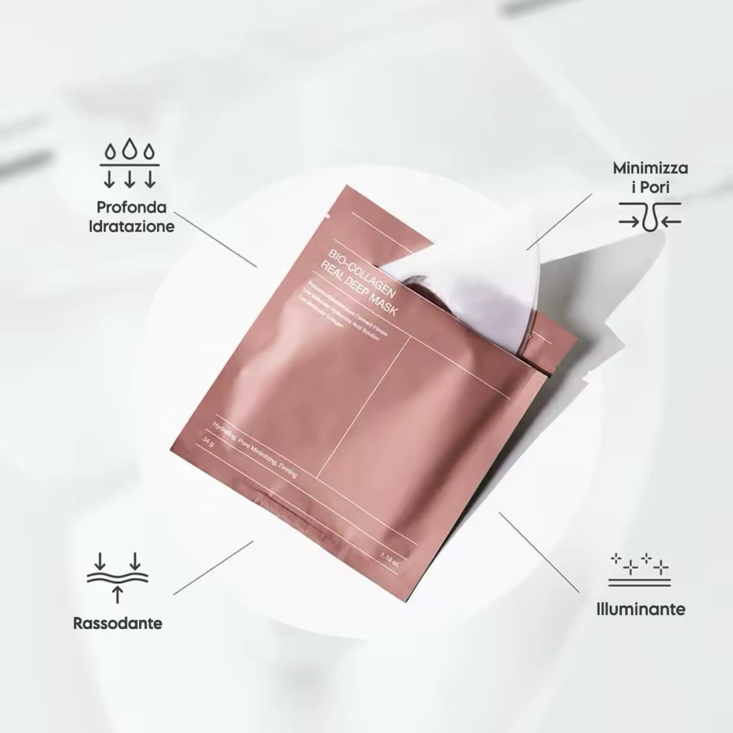 Maschera viso Collagene